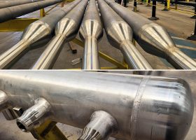 12-2023 25 tubos catalisadores e 6 coletores de saída entregues em 3 meses para cliente nos Emirados Árabes Unidos 1